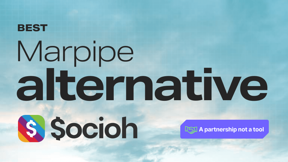Blog header. Text say "Best Marpipe alternative: Socioh"